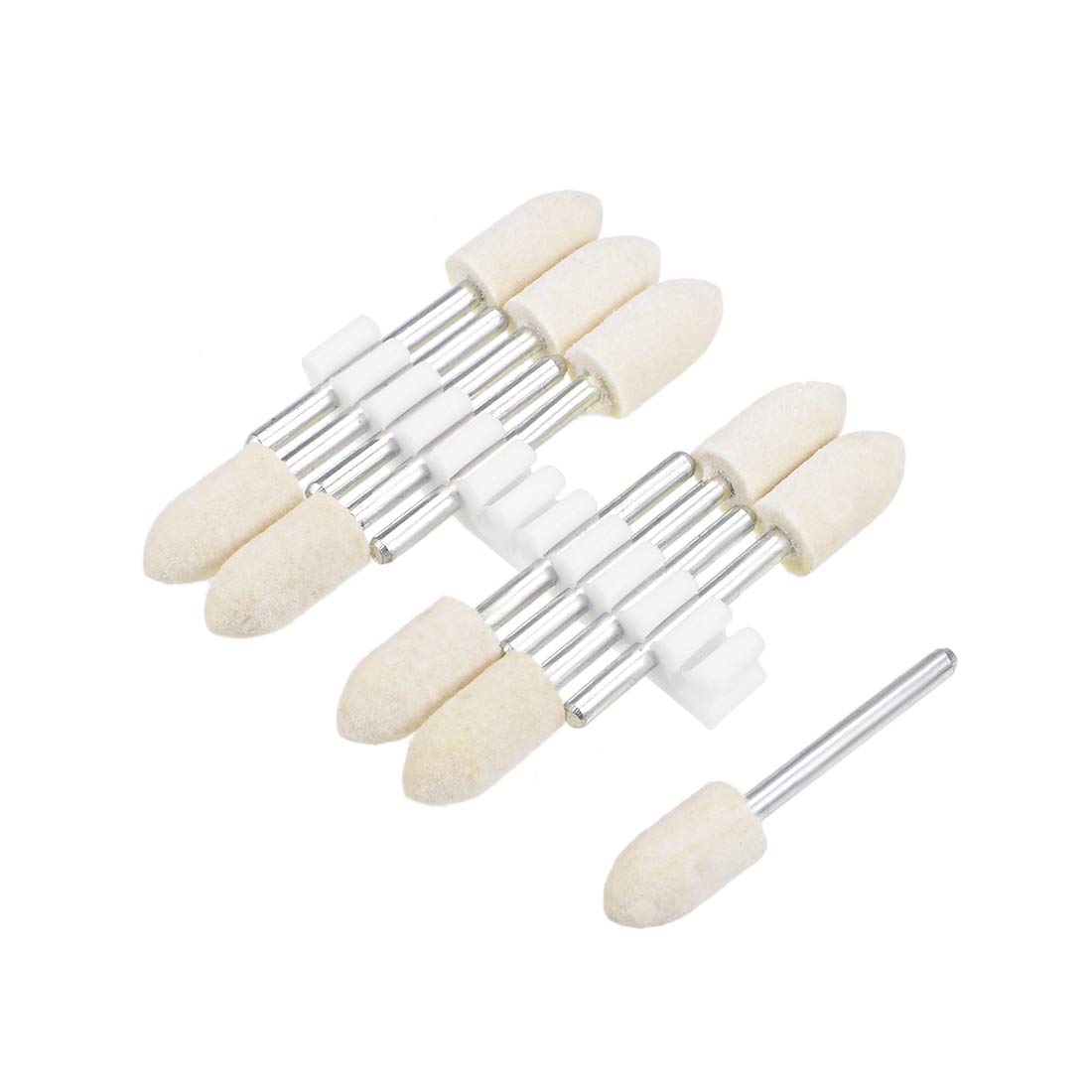 Wool Felt Polishing Bits - 20 Pack -7