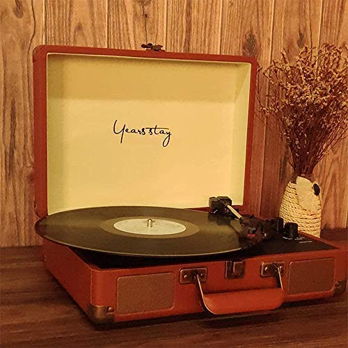 Bagage Portable Gramophone Vinyl Record Player Bluetooth 5.0 Turntable 33 45 78RPM 3 Speed Retro avec 2 Haut-parleurs… - Les Beatles, Paul McCartney, John Lennon, RIngo Starr, George Harrison Bagage Portable Gramophone Vinyl Record Player Bluetooth 5.0 Turntable 33 45 78RPM 3 Speed Retro avec 2 Haut-parleurs… – Image 8