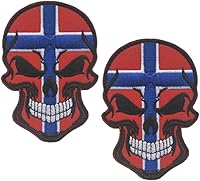 Vista 21 de 2 parches de bandera de AliPlus de España, parches de calavera bordados, tácticos, militares, moral, parche con gancho y bucle