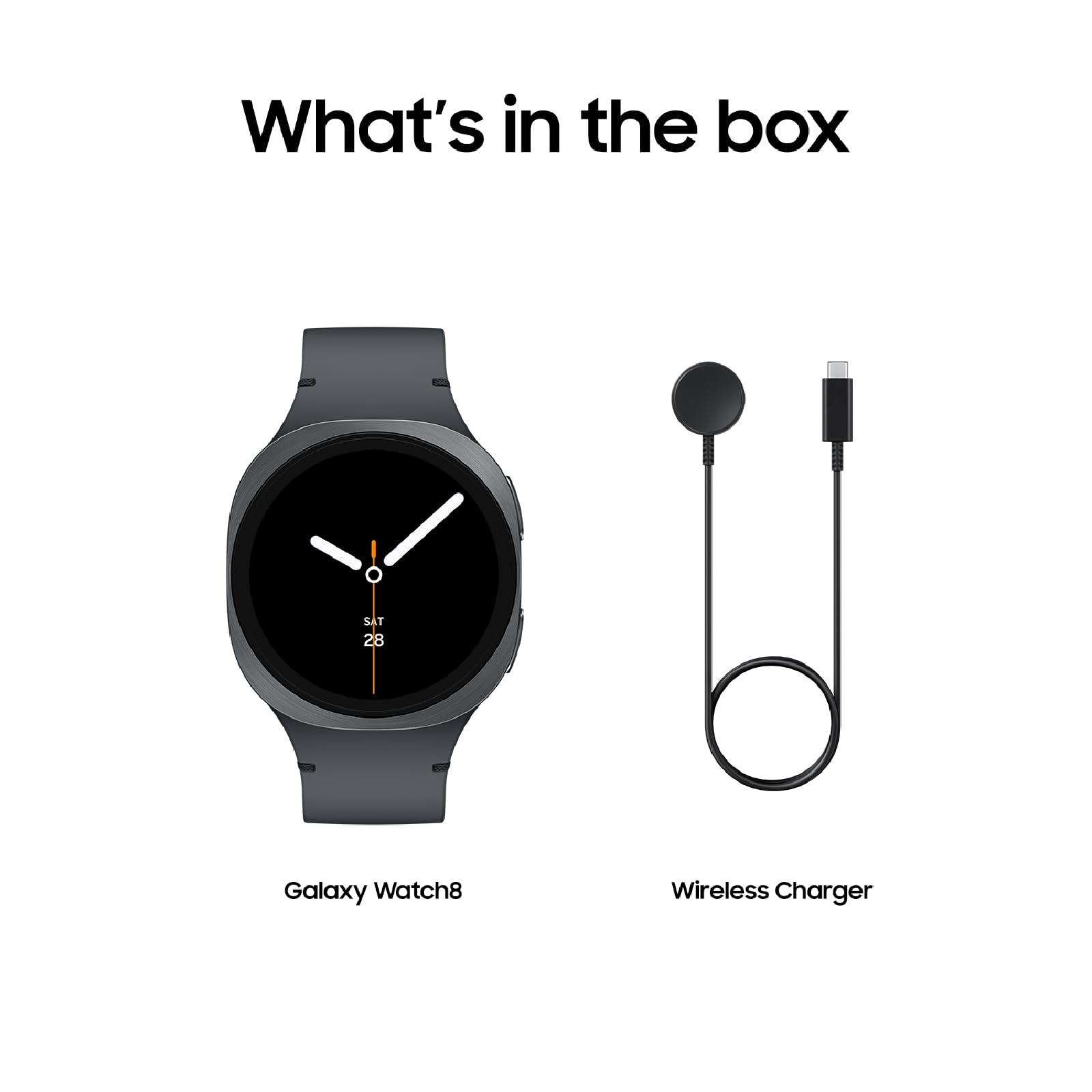 Samsung Galaxy Watch 8 (2025) 40mm Bluetooth Smartwatch, Cushion Design, Fitness Tracker, Sleep Coaching, Running Coach, Energy Score, Heart Rate Tracking, Graphite [US Version, 2 Yr Warranty]