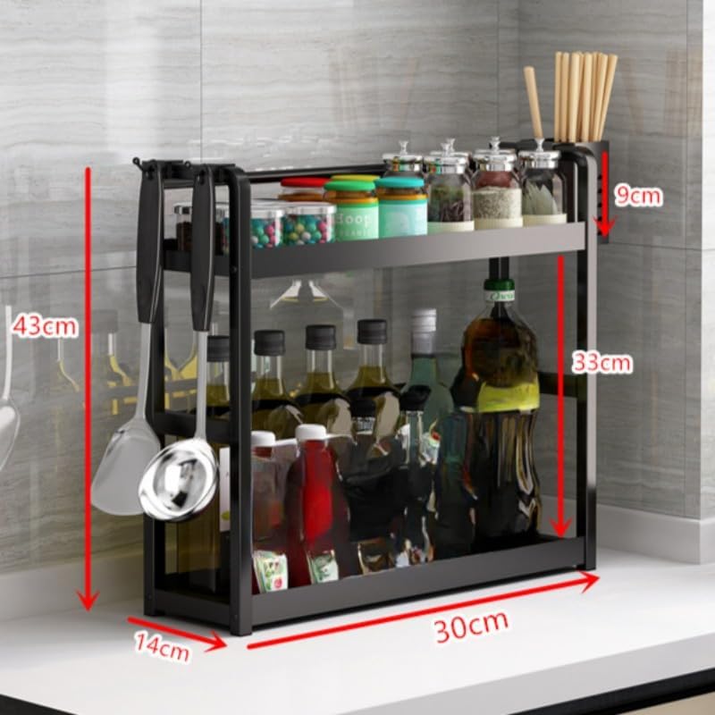 調味料ラック スリム 台所 キッチンカウンター上収納卓上 スパイス キッチン収納 調味料 収納 含めるまな板スタンド 箸立て 水切り