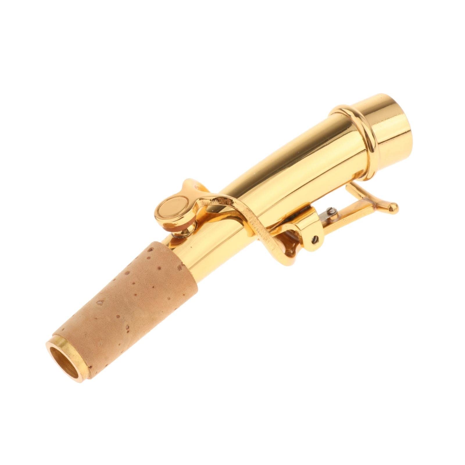 TSTS Piezas De Repuesto Para Instrumentos De Viento De Madera De Saxofón Con Cuello Curvo De Saxofón Dorado Accesorios de repuesto para saxofón