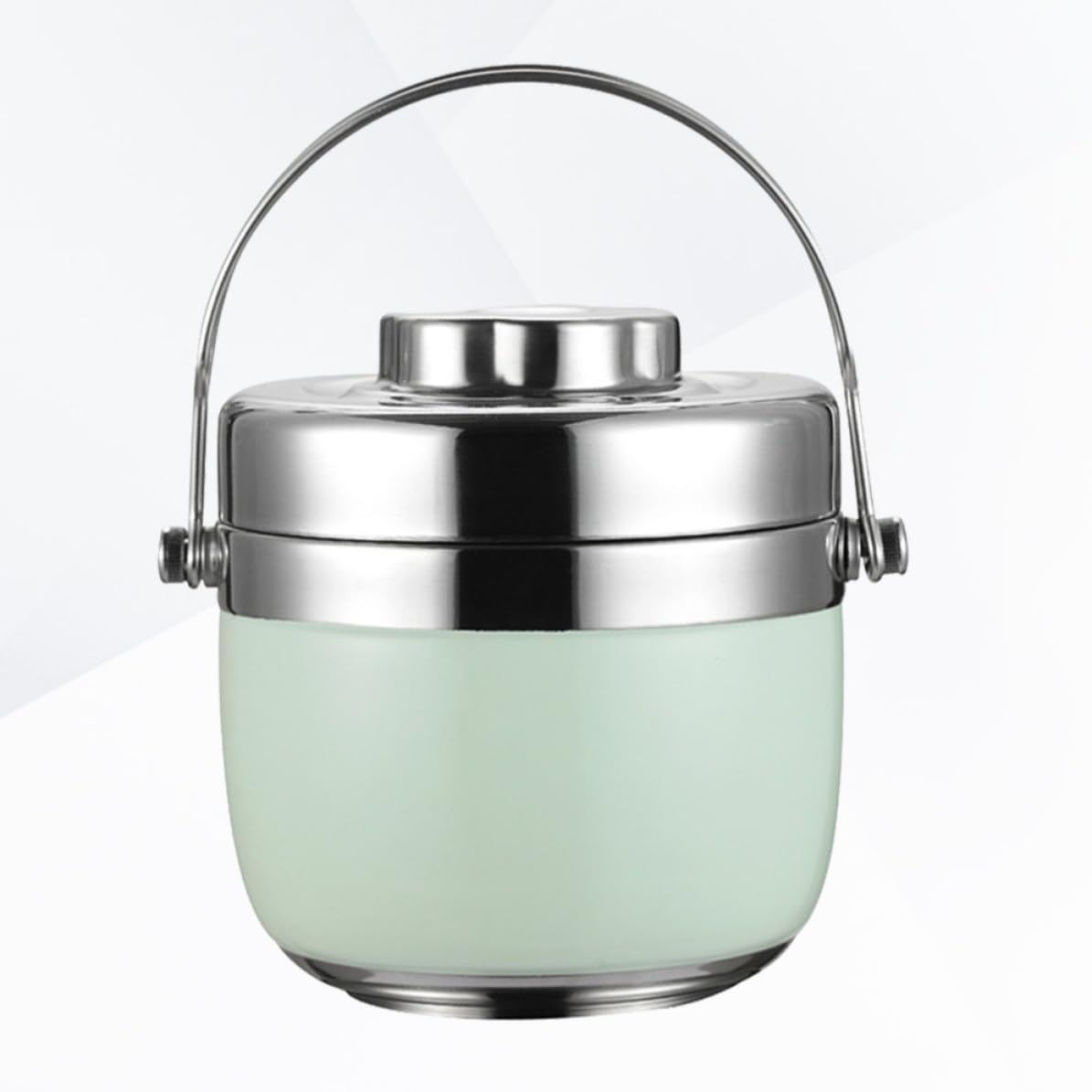 TOYANDONA Portapranzo in Acciaio Inox Doppio Strato 1,5l Verde