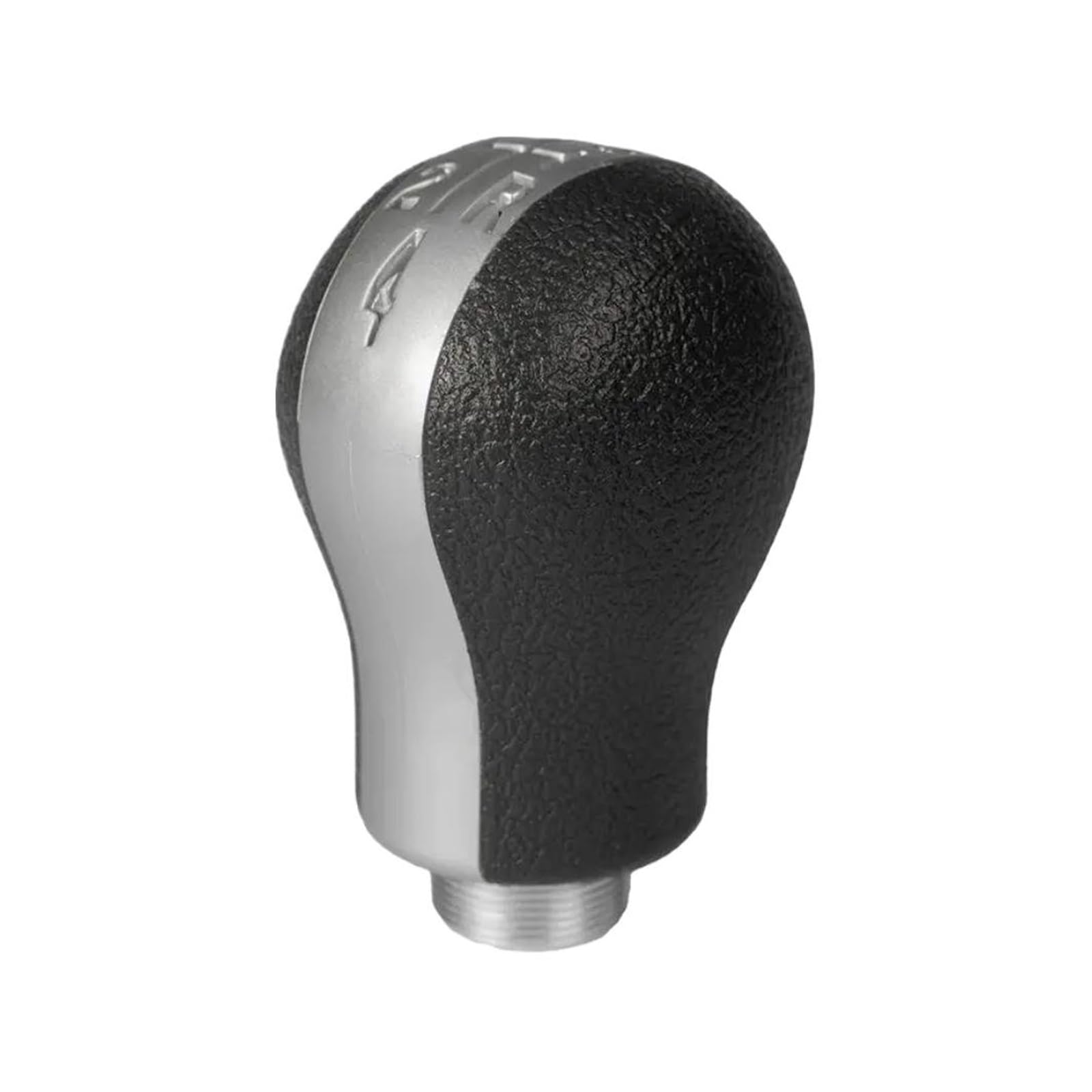 JSYALMSLW Gear Shift Knob for Chery A1 Silver/Black Stylish