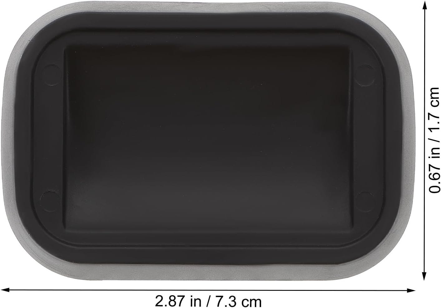 8Pcs Black Rubber Furniture Caster Cups Bed Stoppers for Hardwood Floor Furniture Wheel Stopper Anti-Slip Pads Leg Protectors