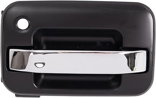 Miniatura 731 de TRQ Manija de puerta exterior texturizada LH del conductor trasero para Chevy GMC Pickup Truck SUV