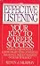 Effective Listening: Your Key to Career Success