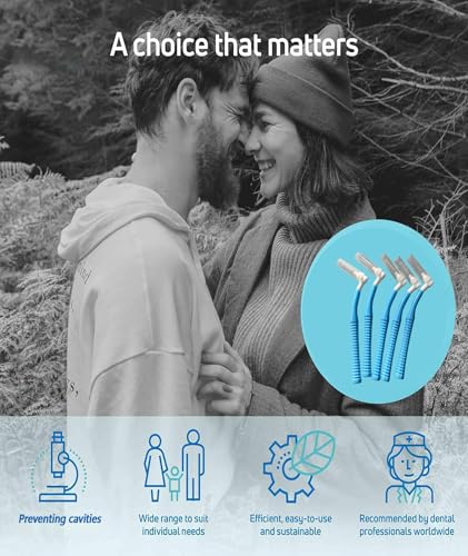 Image of 25 Pcs dental floss, Interdental Brush Ultra Tight Bristles Tooth Flossing Head Oral Dental Hygiene Brush Tooth Pick Flosser Toothpick Sticks For Teeth Oral Dental Care Brush Cleaning Tool