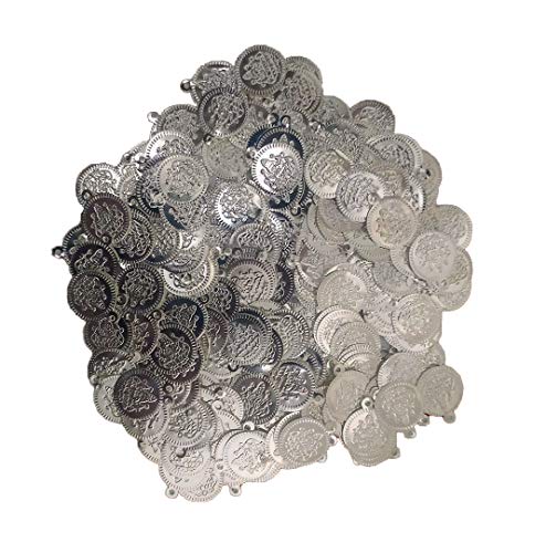 Image of JdsKraftZ 110 pieces of 13mm Medium Size coins for Embroidery /jewellery making and Craftworks