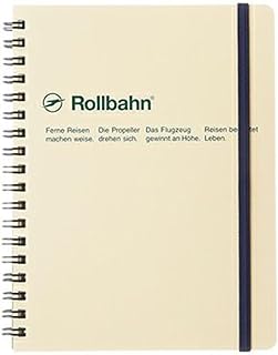 Roruban Memo Pad with the Pocket B6 Grid 70 Pages Cream