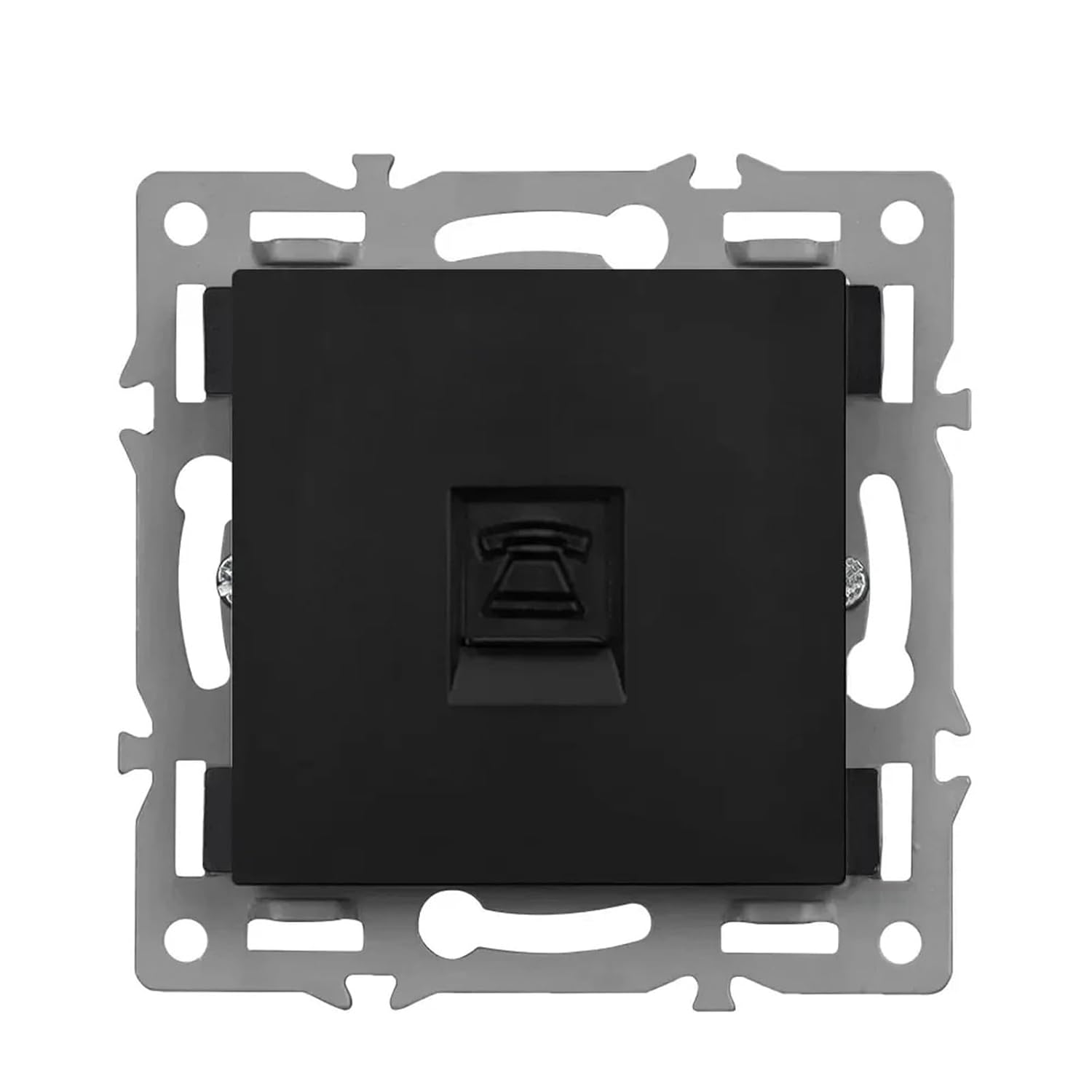 F9 Series Black Aluminum Alloy Panel DIY sockets and switches 220v,French EU Electrical outlets USB Wall Outlet TV rj45(Telphone)