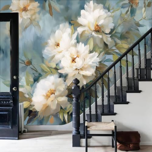 Papier peint 3D plantes à fleurs décor mural de prestige WunM