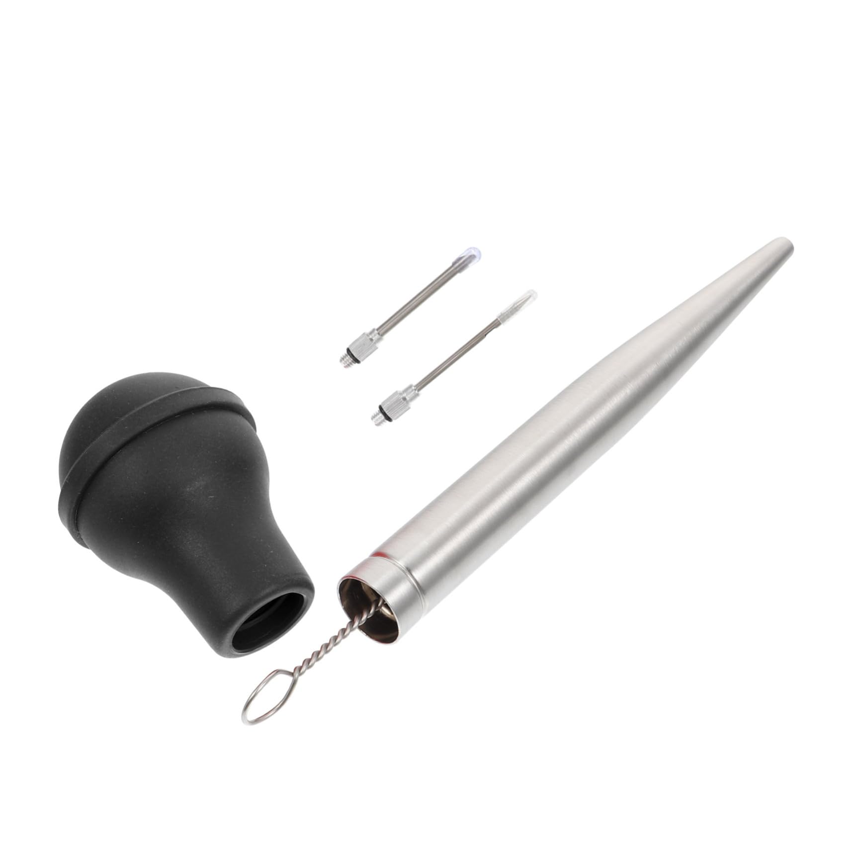 PRETYZOOM 1set Turkey Injector Barbecue Sauce Injector for Meat Seasoning Easy to Use Marinade Pump for Bbq Roasting and Grilling