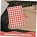 SEWACC 20sheets Colored Dot Stickers Versatile Self-Adhesive Labels for Quick Identification Offices Schools and Homes Easy to Stick and Remove Bright Orange for Item Marking