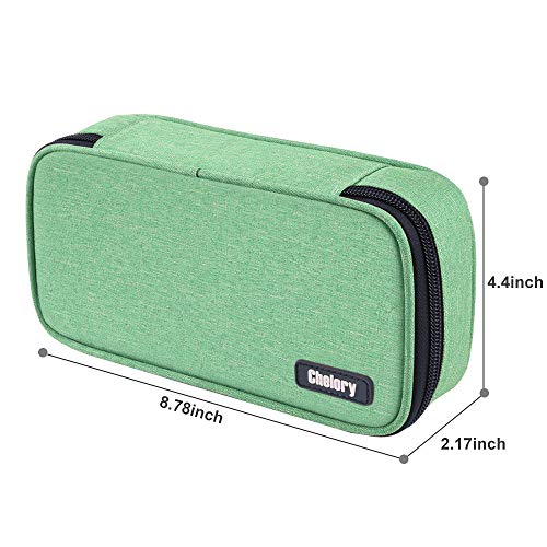 Image of Chelory Big Capacity Pencil Case Large Pencil Bag Pouch Pen Case Pencil Marker Holder Stationery Storage Makeup Bag for Office Supplies Adults