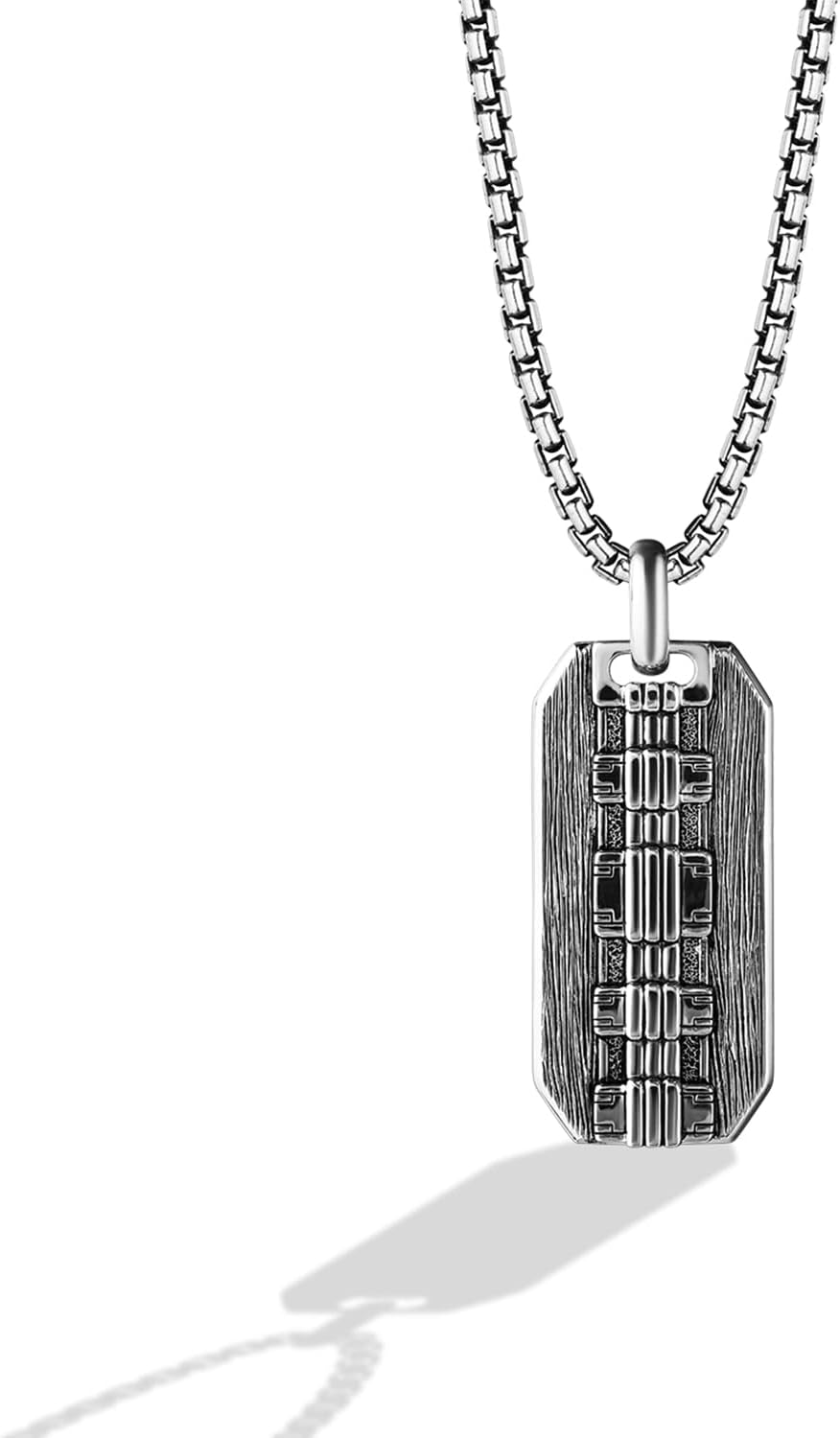 Jewelili Star Wars™ Fine Jewelry The Wookiee Men's Pendant Silver and Black Rhodium