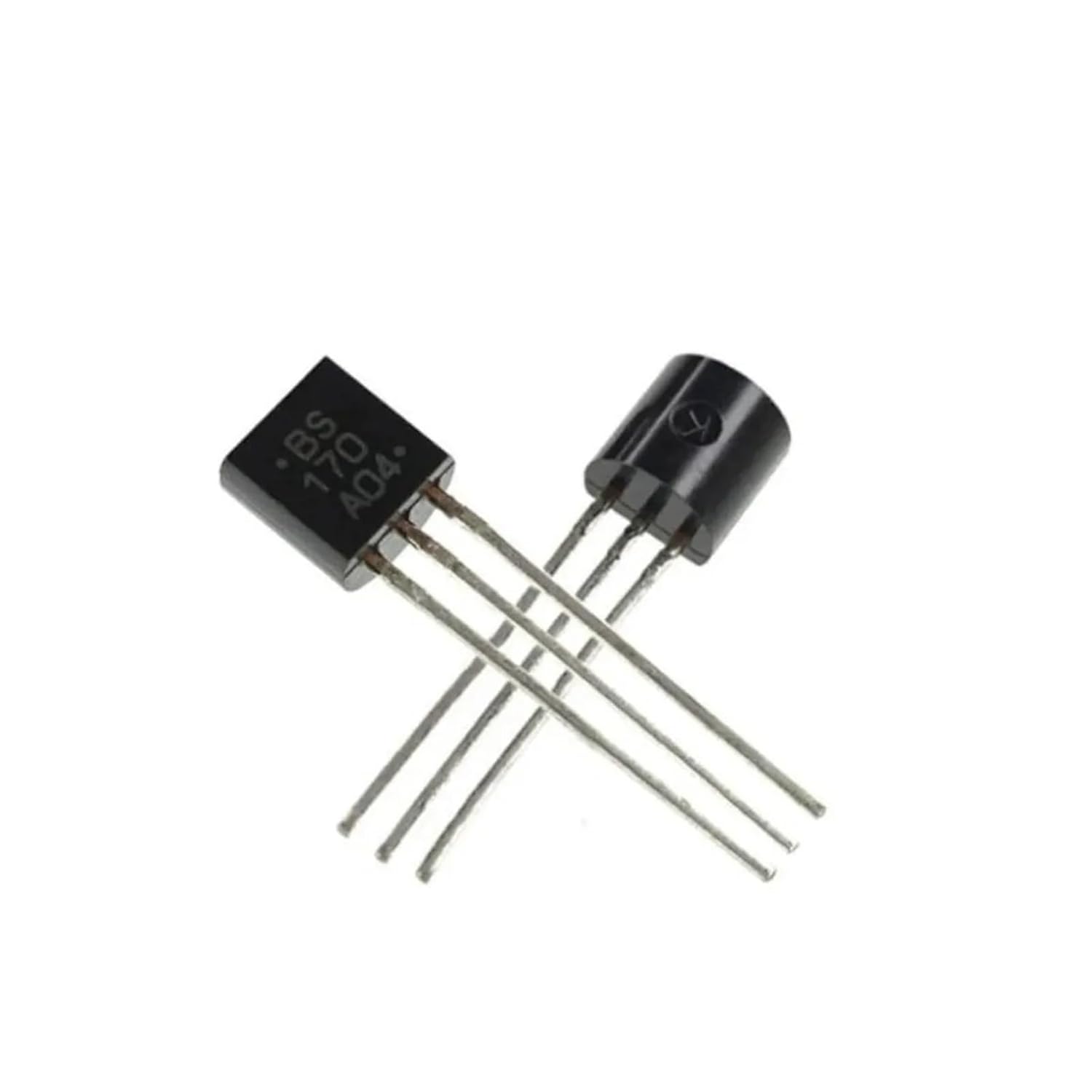 20PCS BS170 0.5A 60V Low Power Transistor Inline TO-92