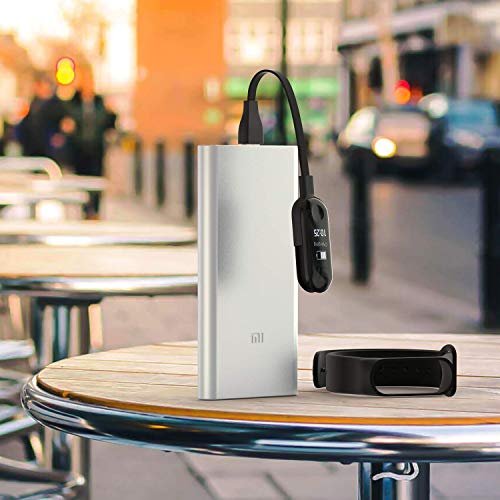 Image of USB Adapter Power Charger Charging Cable For Mi Band 3 Watch Charger Fitness Band Adapter (Cable Only)(Black)