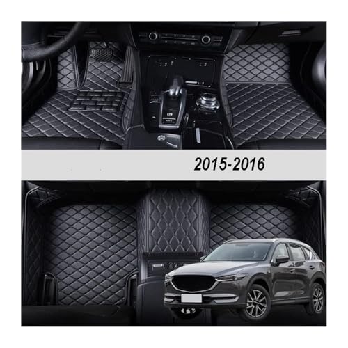 Tapis de sol sur mesure en cuir luxe pour Mazda CX-5 2015 - 3