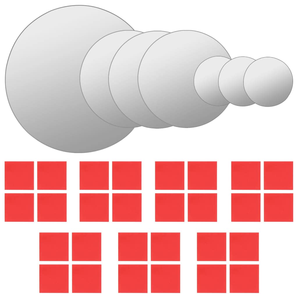 Fun Express Bulk Round Table Mirrors 12 Pieces