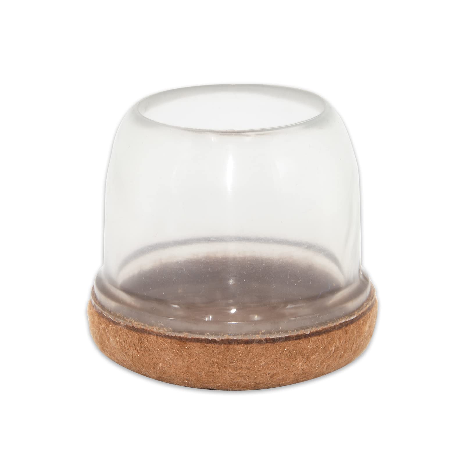 Flyshop 1 Pulgada, 25mm Transparente Muebles Pad Deslizamiento con Mesa de Fieltro Protector de Piso Redondo 24PCS