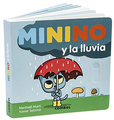 Minino y la lluvia (2)– Libro interactivo con mecanismos móviles | Descubre la magia de la lluvia con Minino | Cuento infantil a partir de 2 años