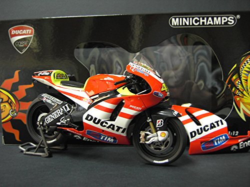 Minichamps Ducati Desmosedici Gp11 Showbike 2011 – Valentino Rossi 1/12 Scale Die-Cast Collectors Motorbike Model