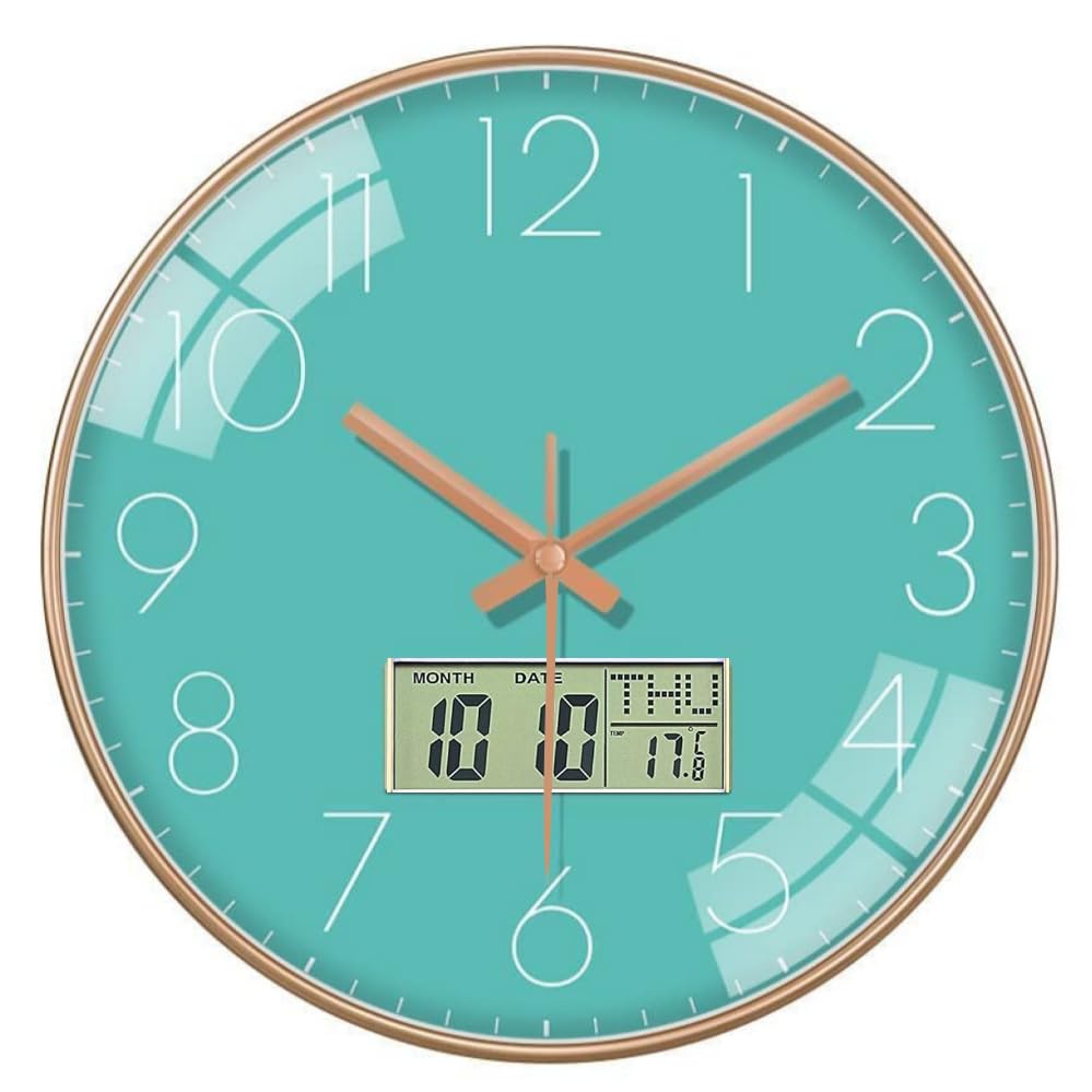 See full amazon price history chart for M T BROTHERS -Silent Non Ticking Quality Quartz Battery Operated Easy to Read Decorative Modern Design Glass, Plastic Wall Clock (Sky Blue Digital - Clock) 12W x 12H Centimeters M T BROTHERS -Silent Non Ticking Quality Quartz Battery Operated Easy to Read Decorative Modern Design Glass, Plastic Wall Clock (Sky Blue Digital - Clock) 12W x 12H Centimeters (B0BN2B35N6) Amazon Price History, Amazon Price Tracker