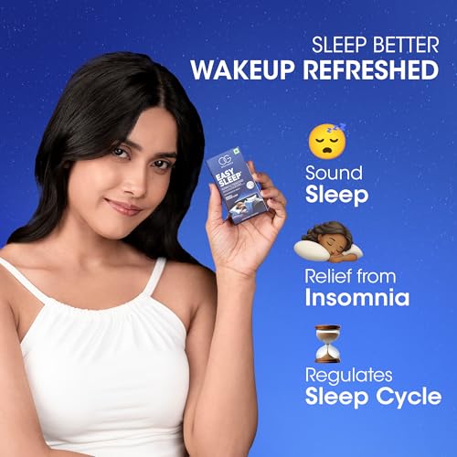 Image of OG WELLNESS Easy Sleep - Melatonin 5mg with Jatamansi Extract | Natural Sleep Aid Chew Mints | Non-Habit Forming | Orange & Polomint Flavor | 60 Mints for Relaxation & Deep Rest | Pack of 2