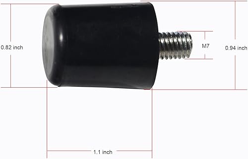 Miniatura 2 de 4 patas de goma para horno Blackstone de 17 y 22 pulgadas, accesorios de parrilla estabilizadores cortos para mantener tu plancha estable, pies