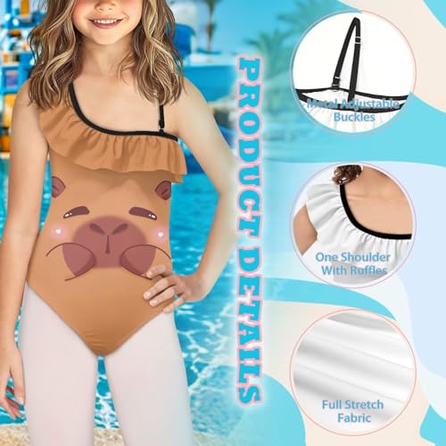 Image of Yzaoxia Girls One Piece Swimsuits Bathing Suit for Kids Swimwear 3-14Y