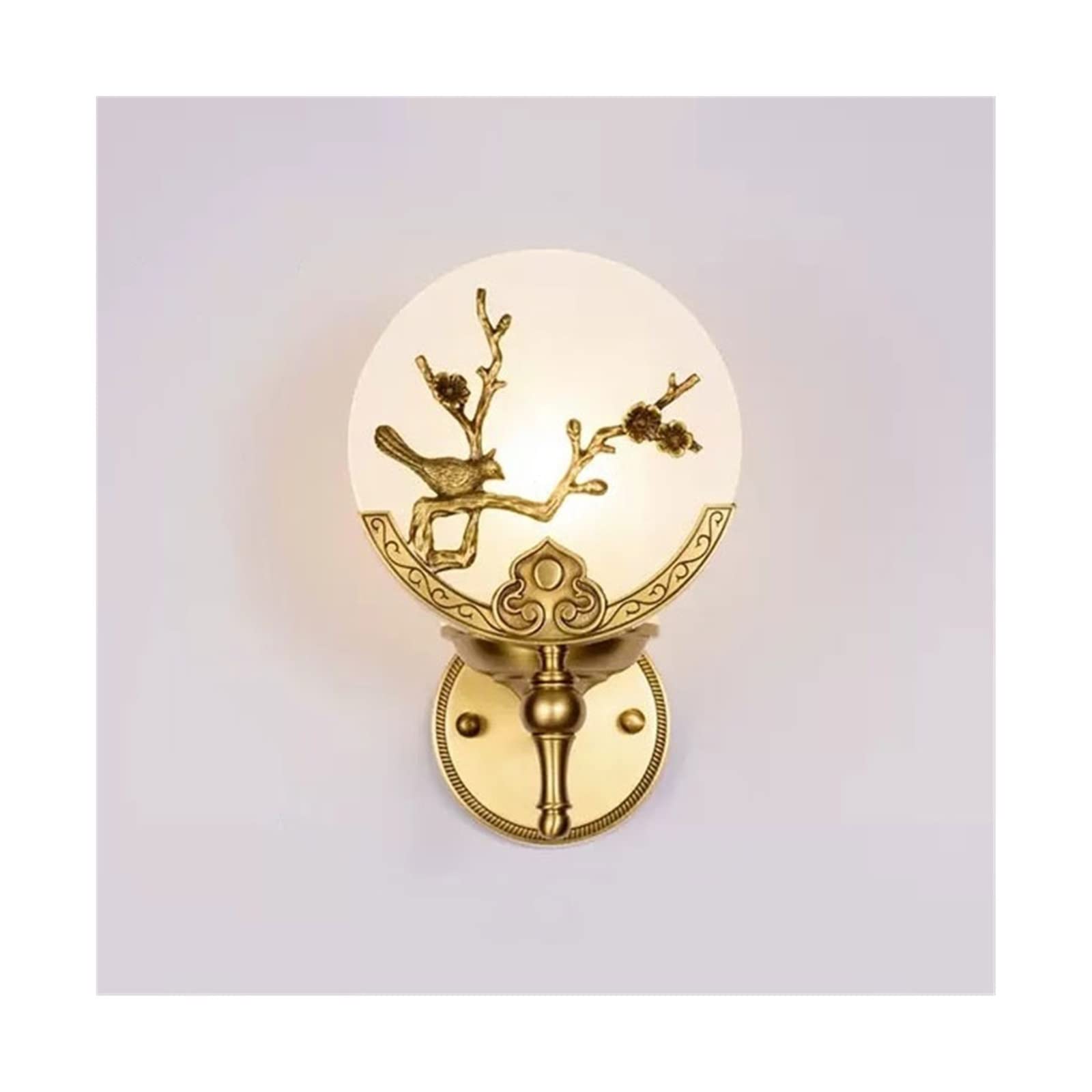 Yqinqin83b One Color Wall Sconce Luxury Copper Wall Lamp Bedroom Bedside Corridor Living Room Tv Background For Hallway