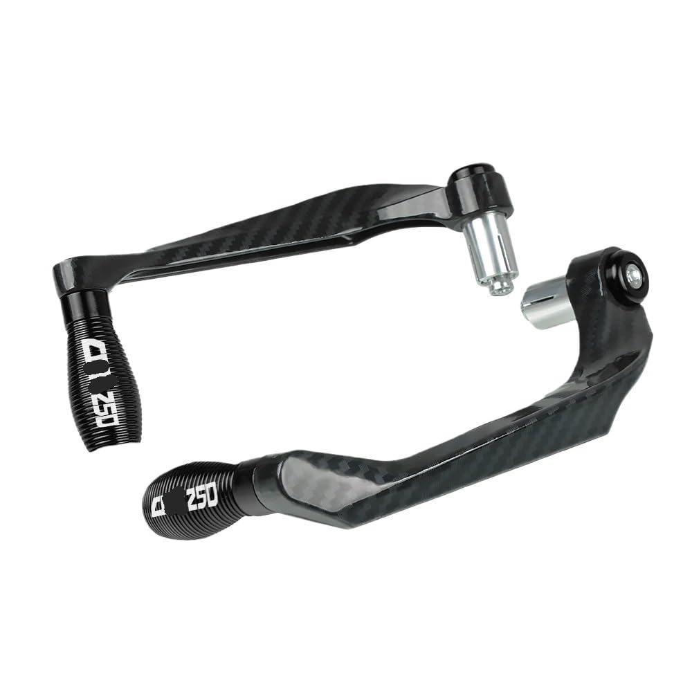 Protège-leviers CBR250R d'embrayage et frein avec déflecteurs de guidon rigides