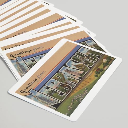 Naipes de poker Nebraska Lantern Press, 52 cartas miniatura 5
