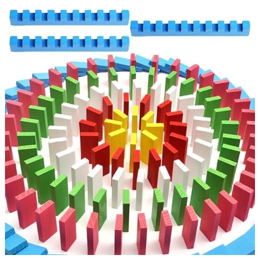 MorTime 1080 Pcs 12 Colors Wooden Dominoes Set with 23 Add-on Blocks and 3 Spacer for Kids Building Blocks Racing Tile Games with 3 Storage Bag (1080pcs)