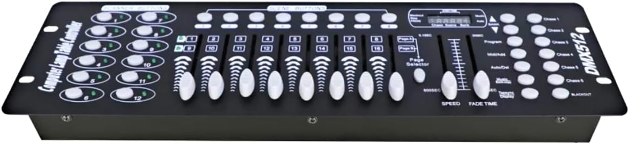 dmx control unit 192 channel mixer controller lights