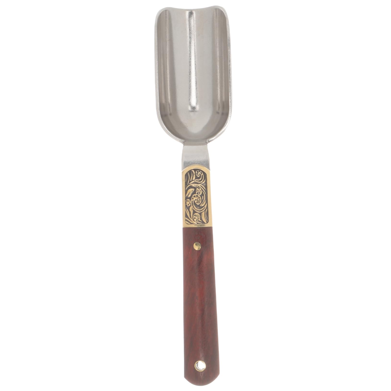 HOLIDYOYO Vintage Tea Scoop with Sandalwood Handle Traditional Tea Shovel for Gong Tea Ceremony Accessory for Tea Set and Loose Leaf Tea Preparation