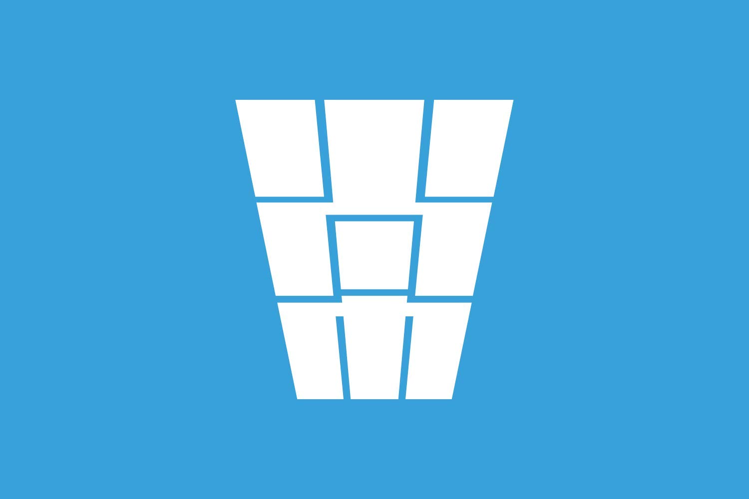 Drapeau Tokoname Aichi pour habiller un grand mur blanc sans peindre