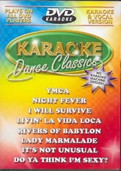 DVD Karaoke Dance Classics Book