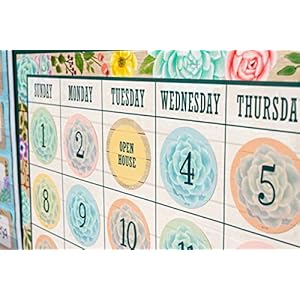 Teachercreatedresourcesrusticbloomcalendarbulletinboardset  Urban Country Home Decor Teacher created resources rustic bloom calendar bulletin board set  urban country home decor