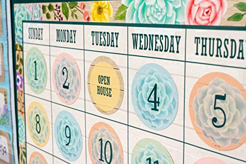 Teachercreatedresourcesrusticbloomcalendarbulletinboardset  Urban Country Home Decor Teacher created resources rustic bloom calendar bulletin board set  urban country home decor