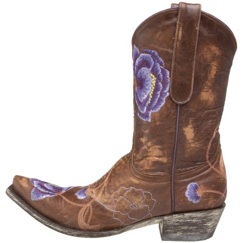 Old Gringo Women's Marsha Fashion Cowboy Boot,Brass/Violet,6 M Us #TOP6