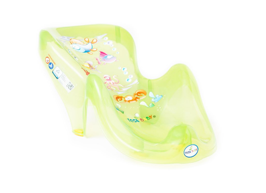 Set de baño Aqua transparente verde conjunto indispensable para el bebé recién nacido bañera + silla tumbona.