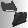 Motorcycle Tarpaulin, Engine Cover Black Backpack Compatible, Engine Length up to 2.00m S