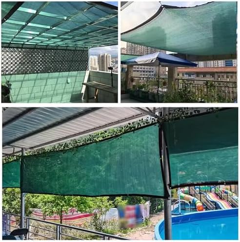 40% Sunblock Shade Cloth for Plants Outdoor Garden Shading Net Balcony Flower Canopy Green Fabric Mesh (2.5x4m 8.2x13.1ft)