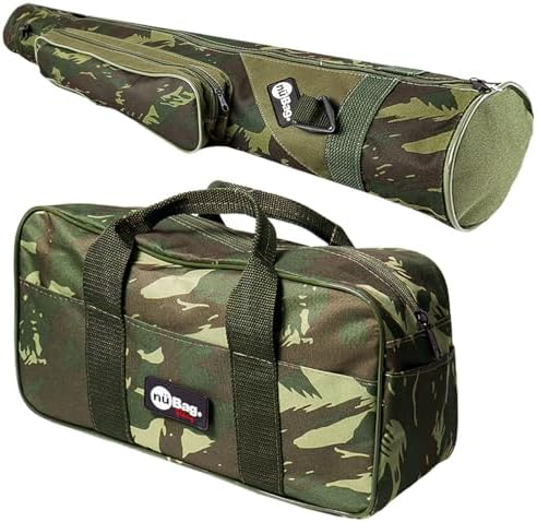 Kit Bolsa de Pesca e Protetor de Varas 1,20m Transporte Carretilh...