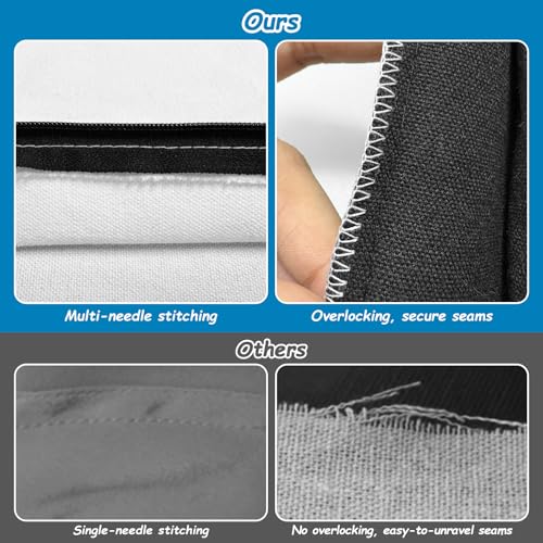 Leyrens 15 Stück DIY Blanko Stoffbeutel, Canvas-Make-up-Tasche Kosmetiktaschen Federmäppchen, Mehrzweck Leinwand Mäppchen Stiftemäppchen für Malen Schule, Basteln, Reisen, Organizer(3 Farben)