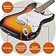 3rd Avenue XF Full Size 4/4 E-Gitarre Ultimate Kit Mit 10-W-Verstärker, Digitalem Stimmgerät, Kabel, Ständer, Gigbag, Gurt, Ersatzsaiten, Plektren, Kapodaster - Sunburst