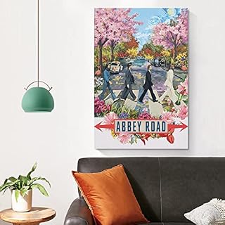 The Beatles – Poster de peinture à l’huile décorative sur toile, affiches murales et impression d’art moderne pour… - Les Beatles, Paul McCartney, John Lennon, RIngo Starr, George Harrison The Beatles – Poster de peinture à l'huile décorative sur toile, affiches murales et impression d'art moderne pour… – Image 4