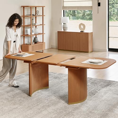 Extendable Modern Dining Table for 4-6 People